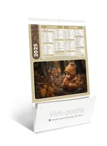 Calendriers publicitaires vide poches enfants, Entre Amis 4