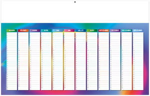 Calendrier entreprise effaçable tropic 2025 1