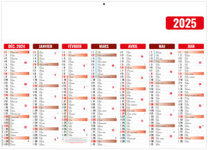 Calendrier entreprise gameco rouge 2025 1