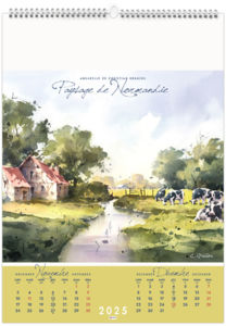 Calendrier entreprise paysages 2025 8