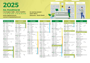 Pharmacie - Calendrier Personnalisé