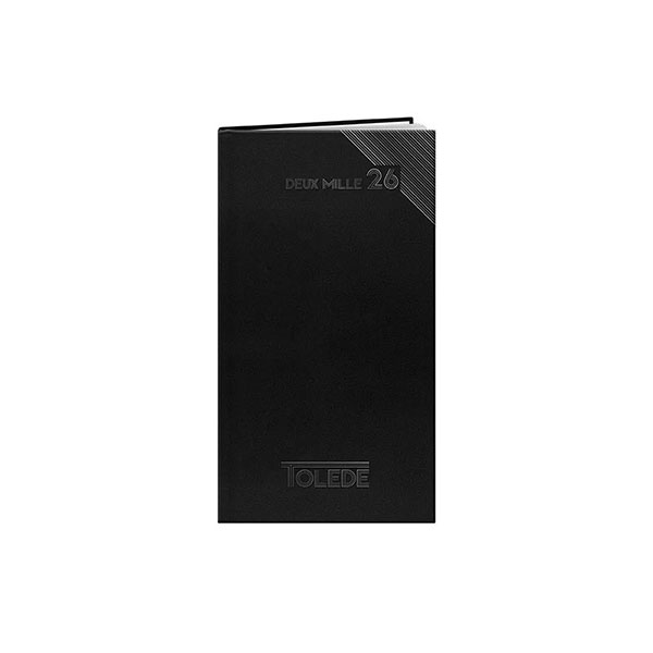 Agenda entreprise de poche : Agenda entreprise Tolede small Noir 1