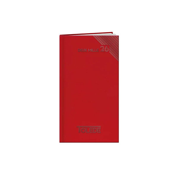 Agenda entreprise de poche : Agenda entreprise Tolede small Rouge 5