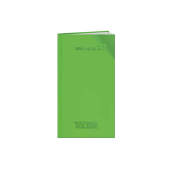 Agenda entreprise de poche : Agenda entreprise Tolede small Vert Clair 8