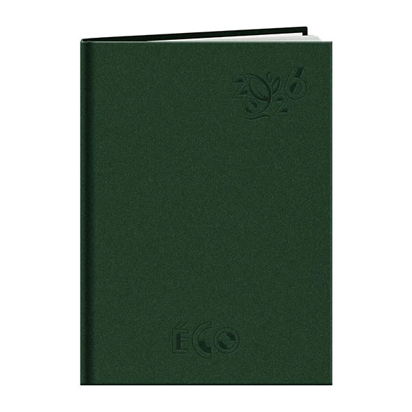 Agenda personnalisé A4 : Agenda personnalisé Eco large Vert foncé 4