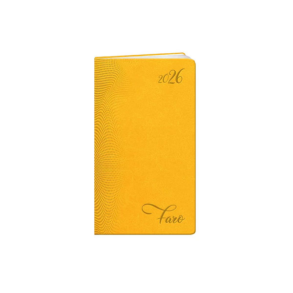 Agenda personnalisé de poche : Agenda personnalisé Faro small Jaune 5