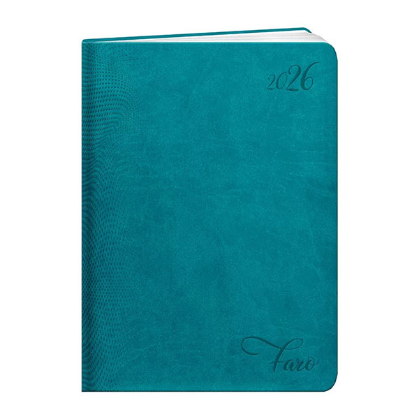 Agenda publicitaire semainier : Agenda publicitaire Faro medium Bleu canard 1
