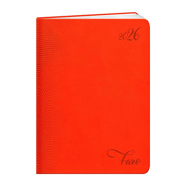 Agenda publicitaire semainier : Agenda publicitaire Faro medium Rouge 9
