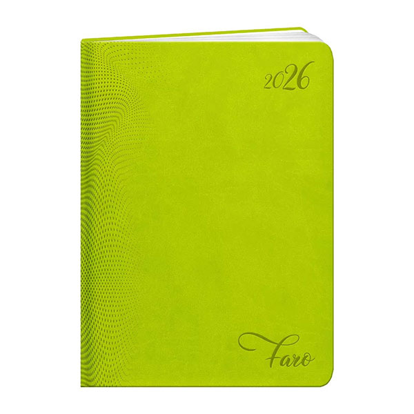 Agenda publicitaire semainier : Agenda publicitaire Faro medium Vert Clair 10