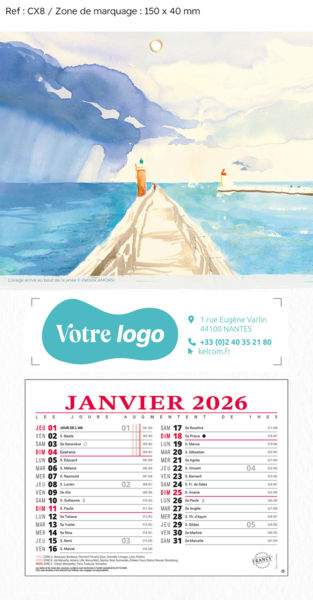 Bloc calendriers publicitaires peintures, Arti Peinture