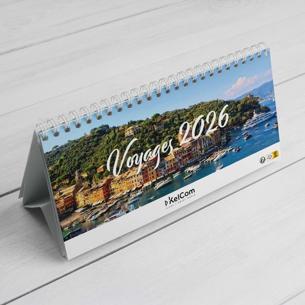 Calendrier chevalet personnalisé 10.5 x 21 cm 13