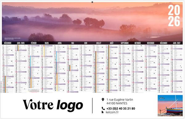 Calendrier personnalisable libre choix occitan 2025