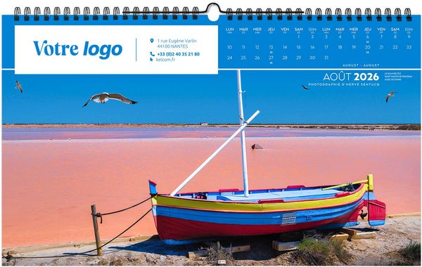 Calendrier personnalisable envergure 2025