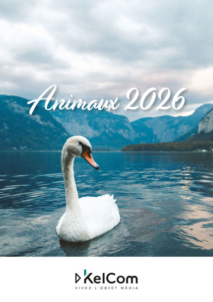 Calendrier publicitaire chevalet Animaux Portrait