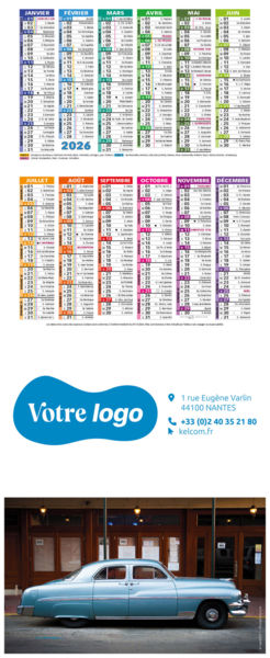 Calendrier publicitaire code route, Le Code de la Route