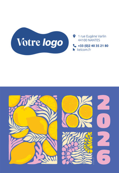 Calendriers de poches publicitaires Zenattitude, Zenattitude
