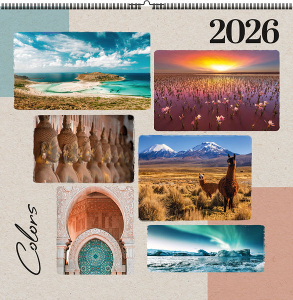 Calendriers publicitaire illustré - Colors