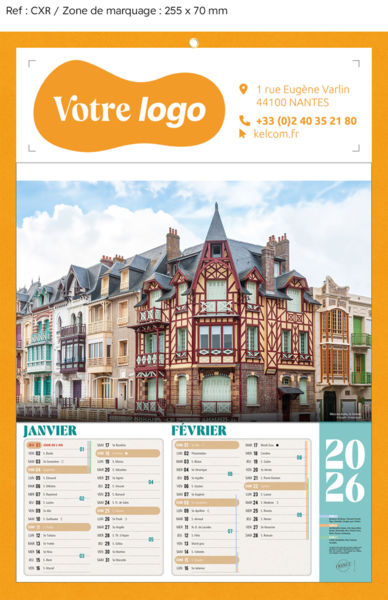 Calendriers publicitaires régions, Habitat Régional