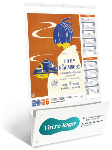 Calendriers publicitaires vide poches, Affiches
