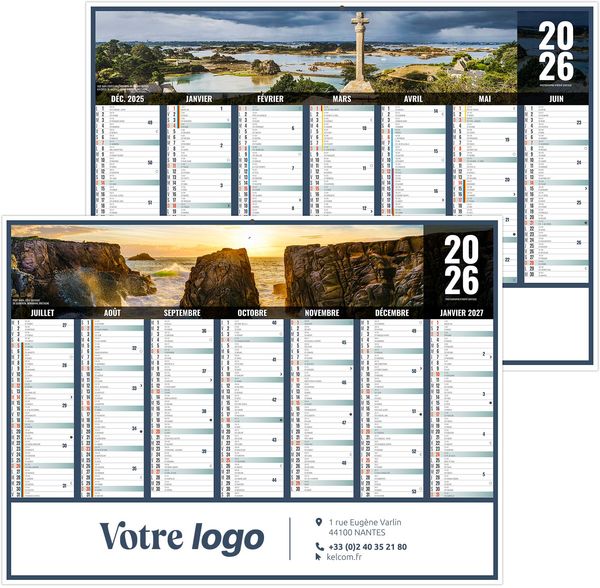 Calendrier entreprise liberté bretagne 2025