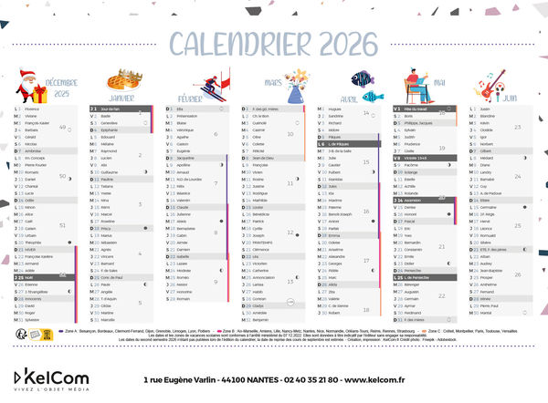 Evénements - Calendrier Personnalisé