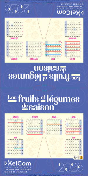 Fruits et Légumes rotatif - Calendrier Personnalisé 1