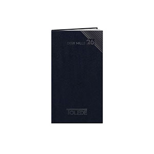 Agenda entreprise de poche : Agenda entreprise Tolede small Bleu marine 3