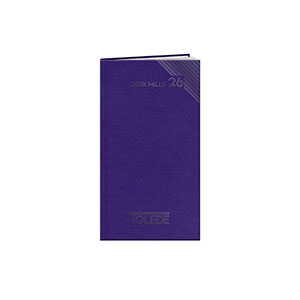 Agenda entreprise de poche : Agenda entreprise Tolede small Violet 4