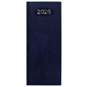 Agenda personnalisable entreprise : Agenda entreprise caisse long Bleu marine 2