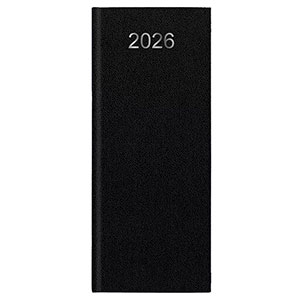 Agenda personnalisable entreprise : Agenda entreprise caisse long Noir 1