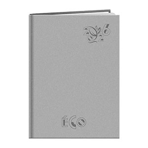 Agenda personnalisé A4 : Agenda personnalisé Eco large Gris Clair 2