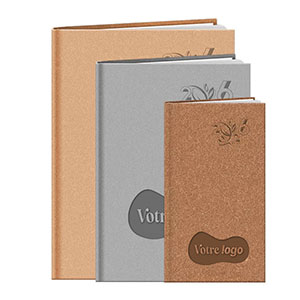 Agenda personnalisé A4 : Agenda personnalisé Eco large Marron 5