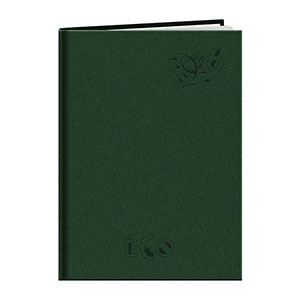 Agenda personnalisé A4 : Agenda personnalisé Eco large Vert foncé 4