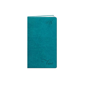 Agenda personnalisé de poche : Agenda personnalisé Faro small Bleu canard 1