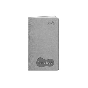 Agenda personnalisé de poche : Agenda personnalisé Faro small Gris Clair