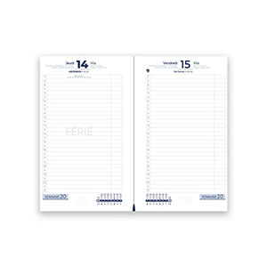 Agenda personnalisé entreprise : Agenda entreprise caisse Bleu marine 4