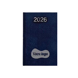 Agenda personnalisé entreprise : Agenda entreprise caisse Bleu marine