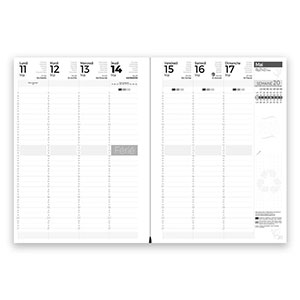 Agenda personnalisé semainier : Agenda personnalisé Eco medium Beige 6