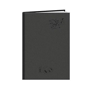 Agenda personnalisé semainier : Agenda personnalisé Eco medium Gris foncé 2