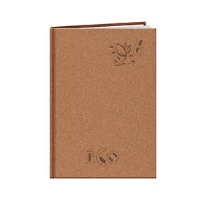 Agenda personnalisé semainier : Agenda personnalisé Eco medium Marron 3