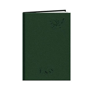 Agenda personnalisé semainier : Agenda personnalisé Eco medium Vert foncé 4