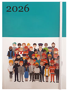Agenda publicitaire 100% perso : Agenda publicitaire couverture souple reliure brochée Toutes 1