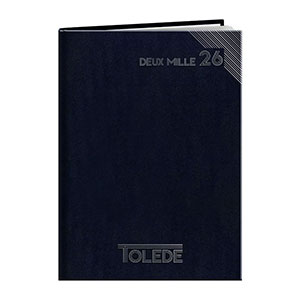 Agenda publicitaire A4 : Agenda publicitaire Tolede large Bleu marine 3