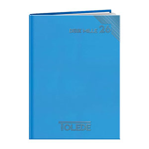 Agenda publicitaire A4 : Agenda publicitaire Tolede large Bleu royal 4