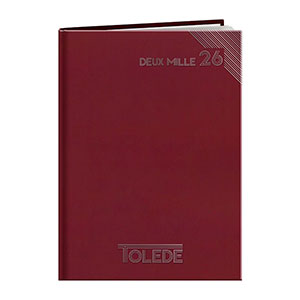 Agenda publicitaire A4 : Agenda publicitaire Tolede large Jaune 7