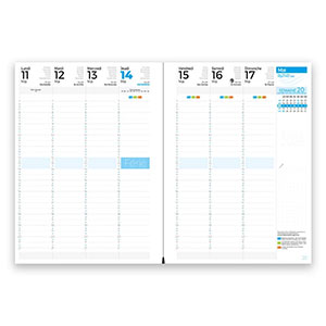 Agenda publicitaire A4 : Agenda publicitaire Tolede large Orange 10