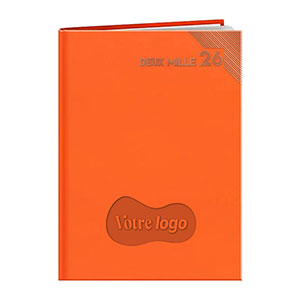 Agenda publicitaire A4 : Agenda publicitaire Tolede large Orange