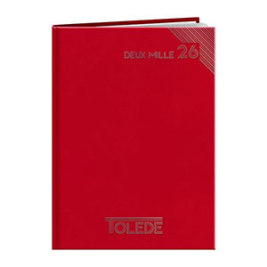 Agenda publicitaire A4 : Agenda publicitaire Tolede large Rouge 6