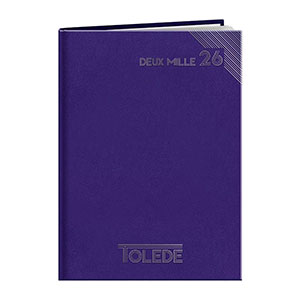 Agenda publicitaire A4 : Agenda publicitaire Tolede large Violet 5