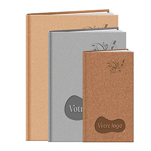 Agenda publicitaire de poche : Agenda publicitaire Eco small Gris Clair 5